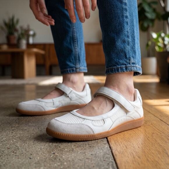 Silent D Shoes - Anthropologie Silent D Samantha Sneaker White 10 Mary Jane Comfortable $140